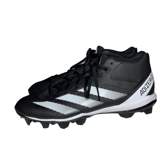 adidas Men\'s Adizero Impact.2 Spark Molded Football Cleats Black/White Size 13 main image 4